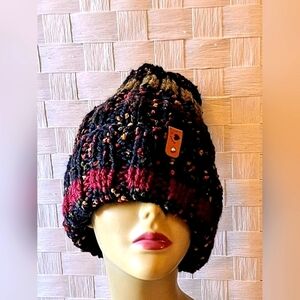 NWT Unisex Cashmere Blend Rib Stitch Beanie